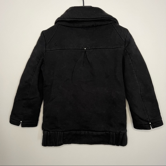 ARITZIA Community Organic Cotton Warm Black Coat - Picture 6 of 11